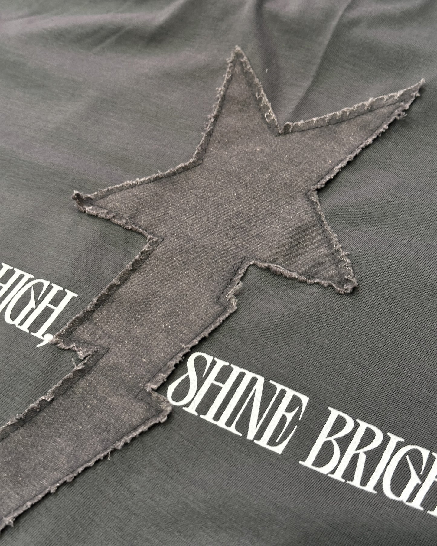 Rising Star "Patch" Cropped Tee - Ash v2