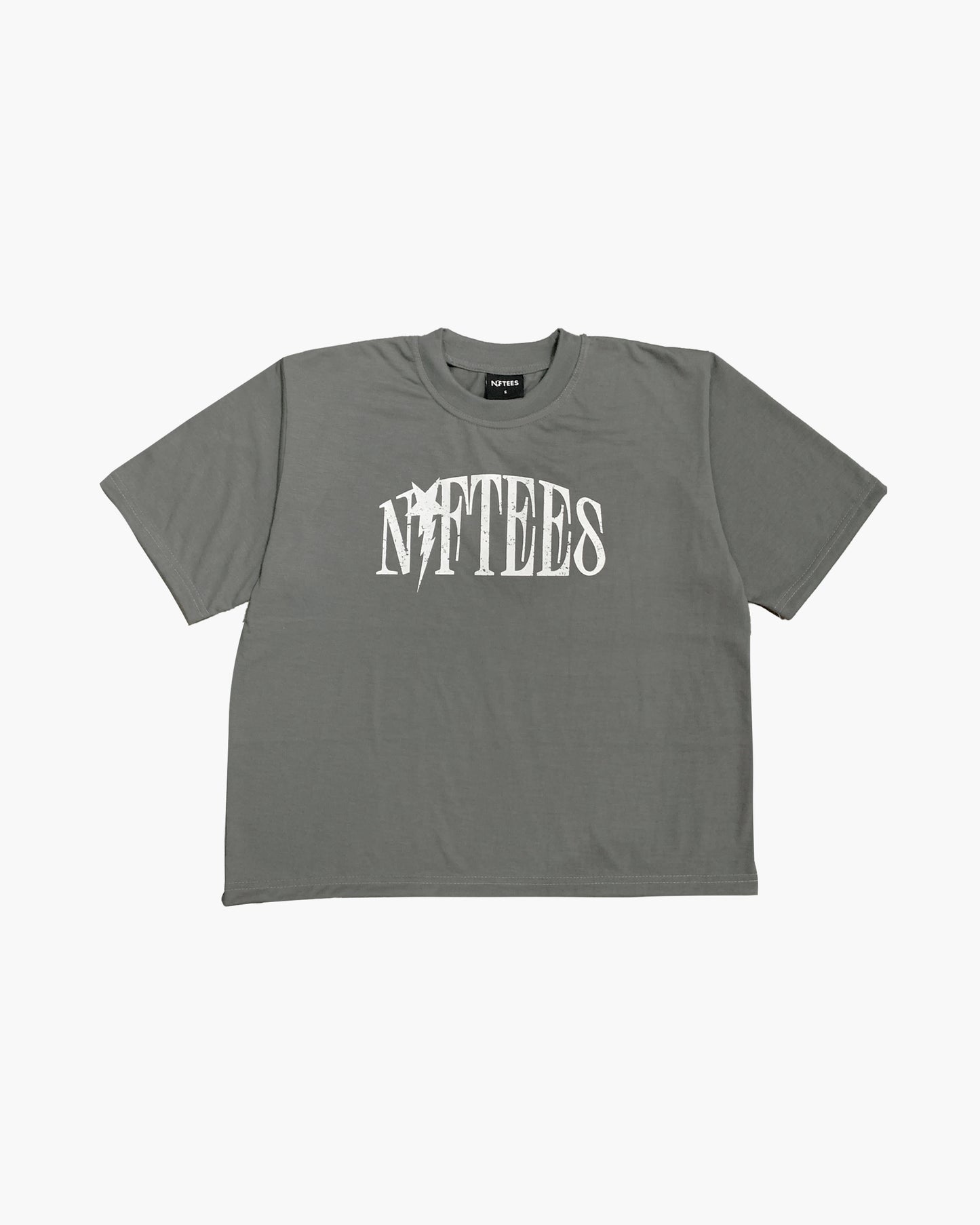 Rising Star "Patch" Cropped Tee - Ash v2