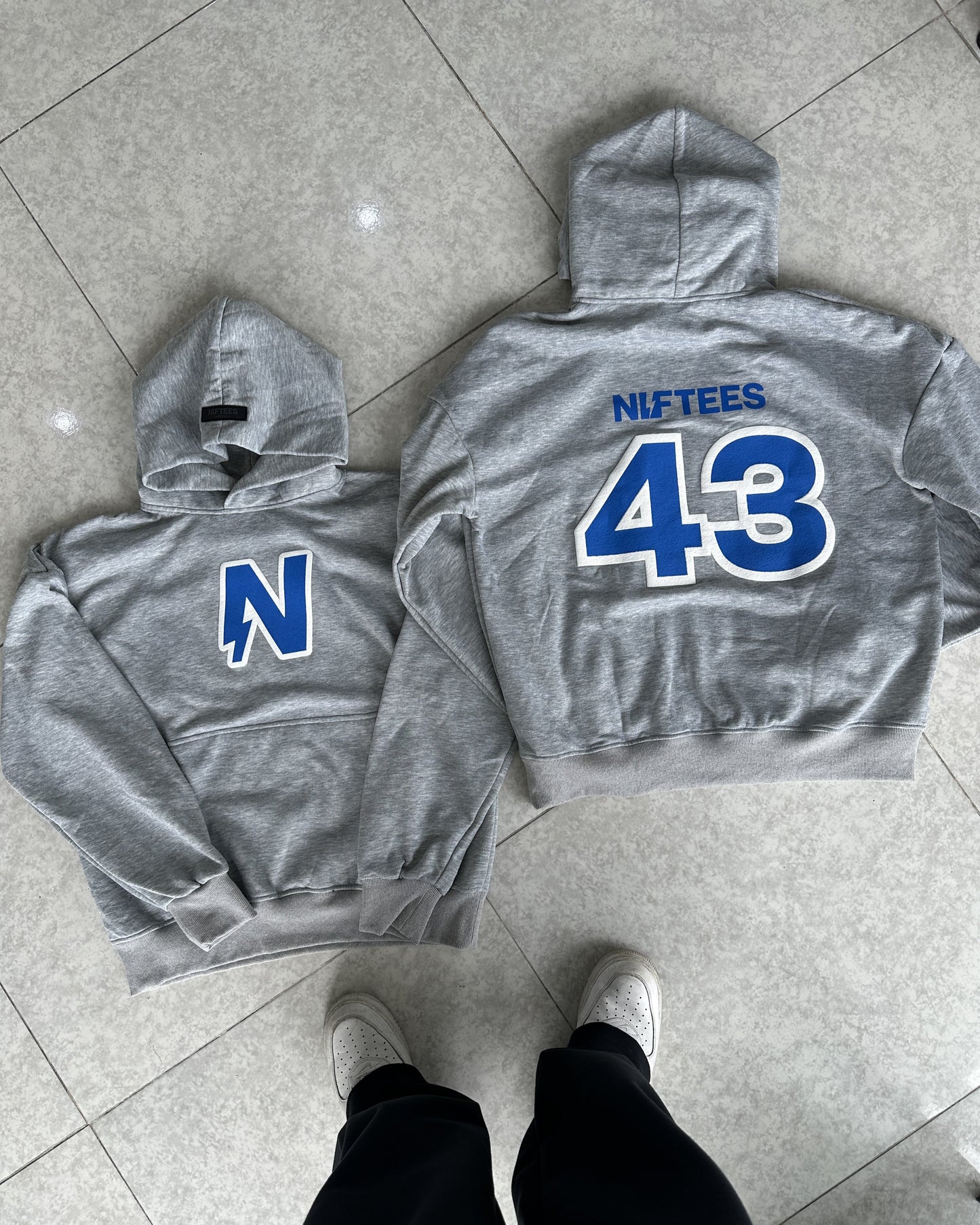 N Jersey 43 Boxy Hoodie