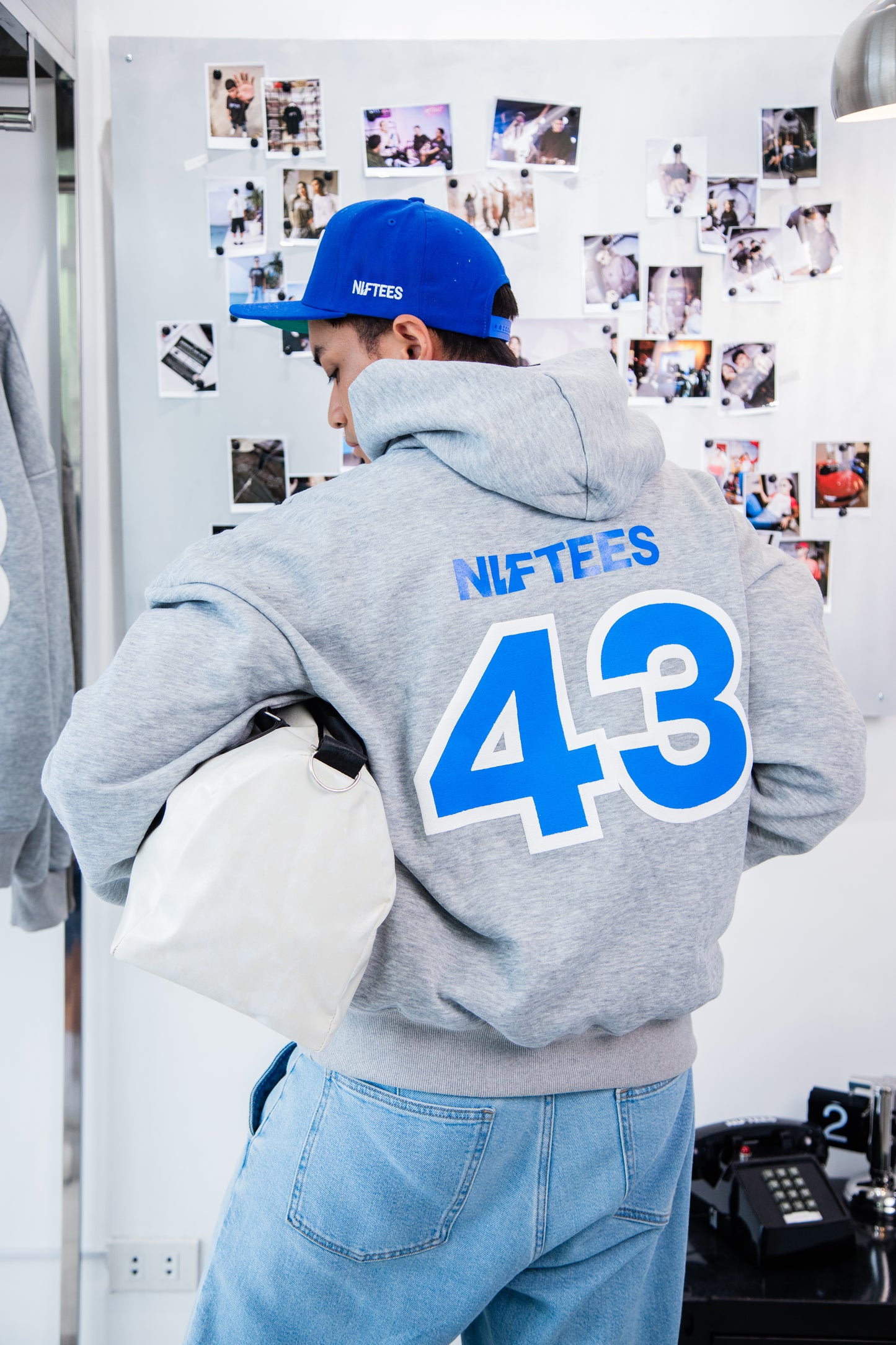N Jersey 43 Boxy Hoodie