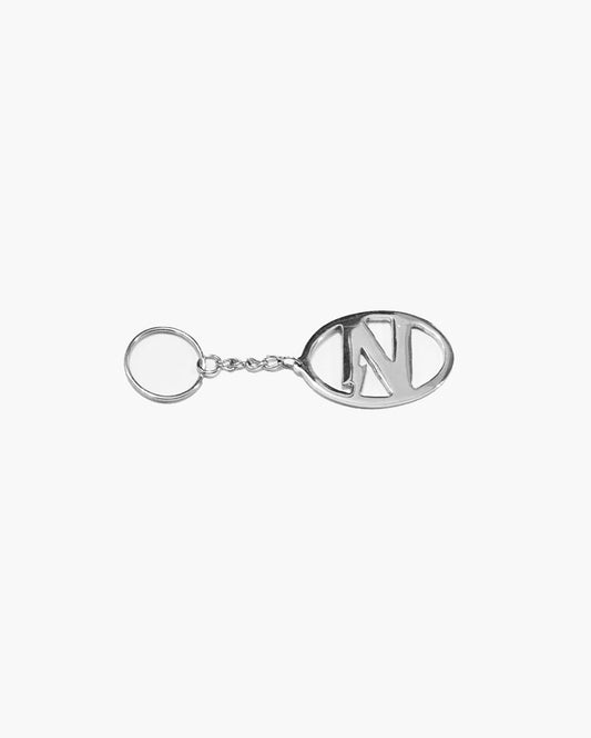 Oval N Keychain