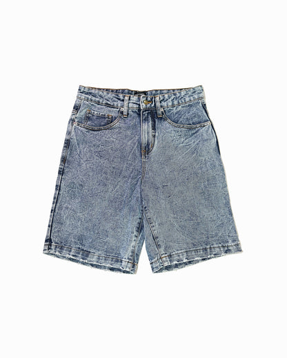 Rising Star Denim Shorts - Washed Indigo