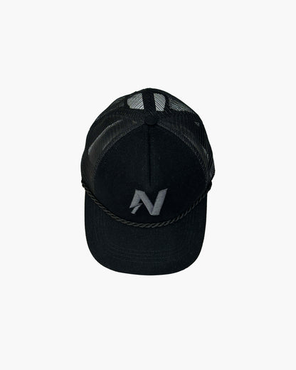 N Trucker Cap - Black