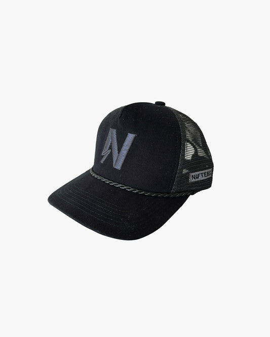 N Trucker Cap - Black