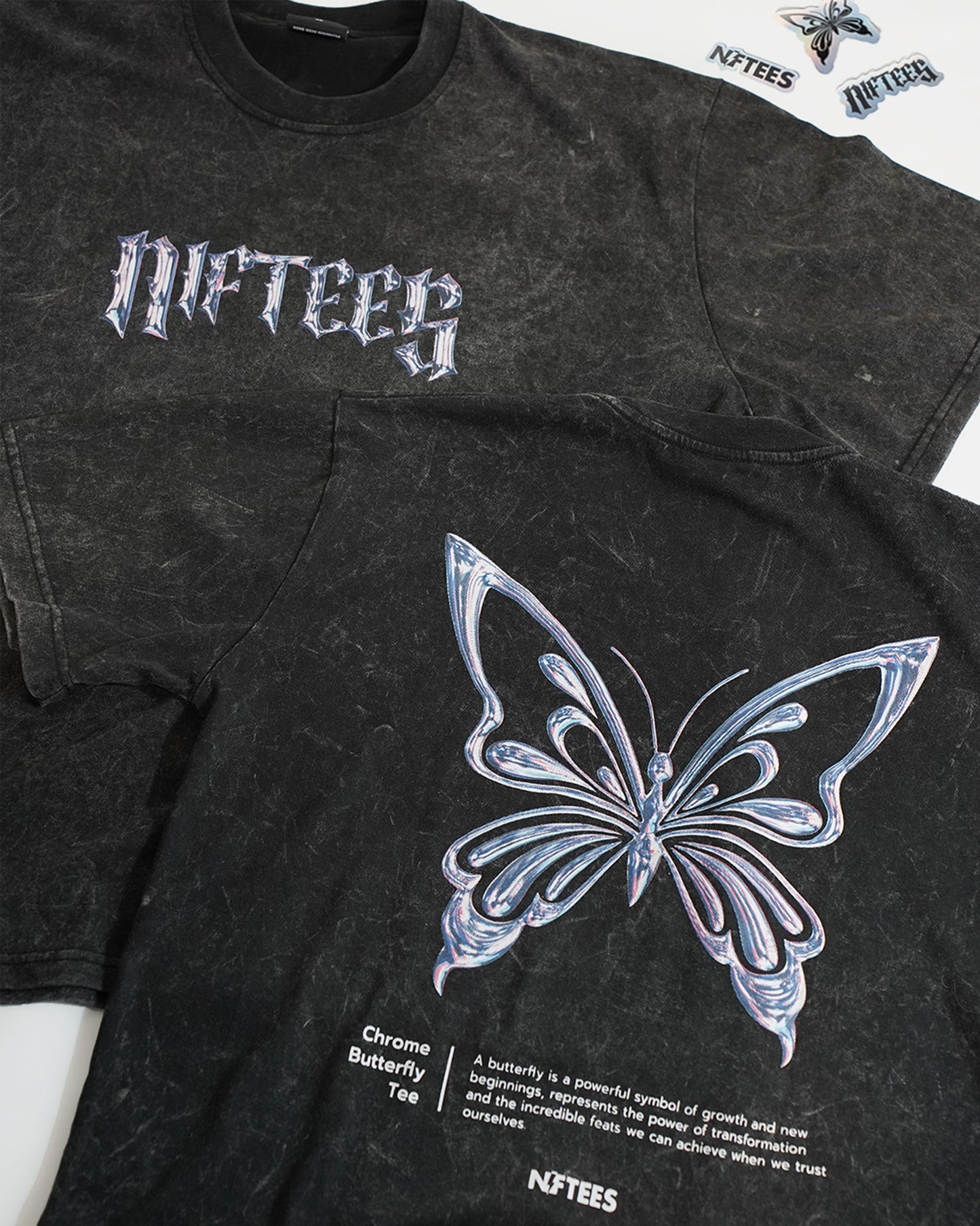 Chrome Butterfly Tee