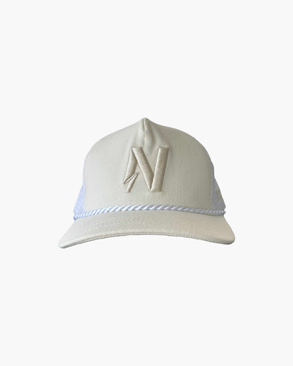 N Trucker Cap - Cream
