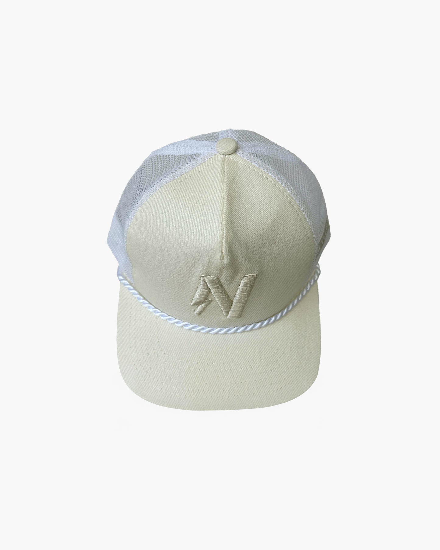 N Trucker Cap - Cream