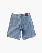 Rising Star Denim Shorts - Washed Blue