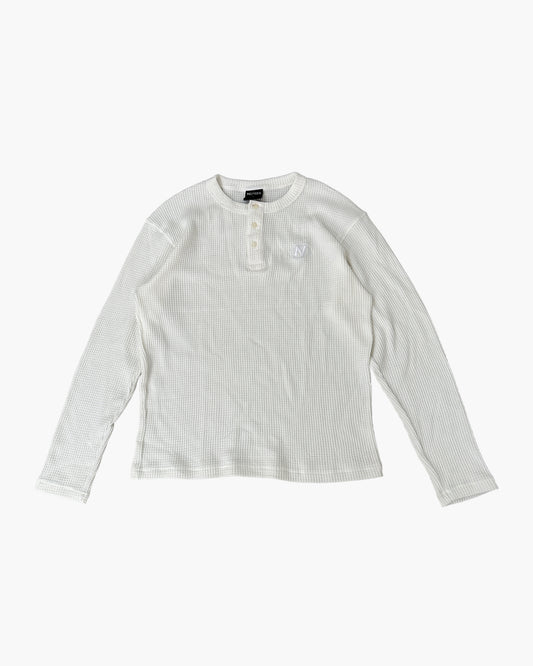 Waffle Henley Long Sleeve