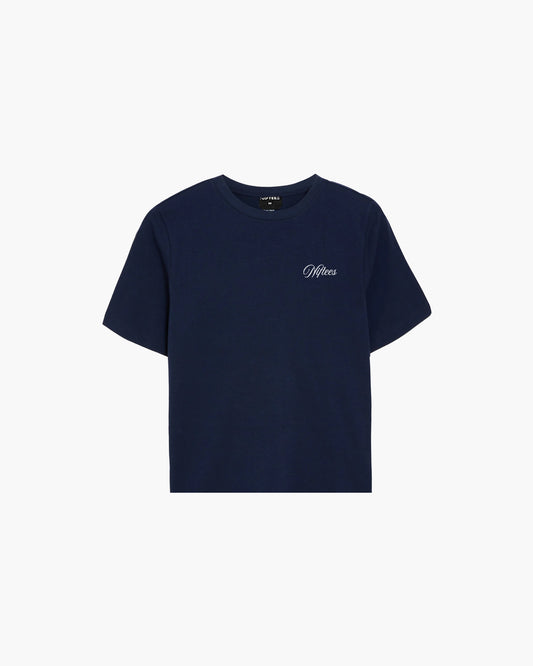 Grandeur Slim Fit Tee - Navy Blue